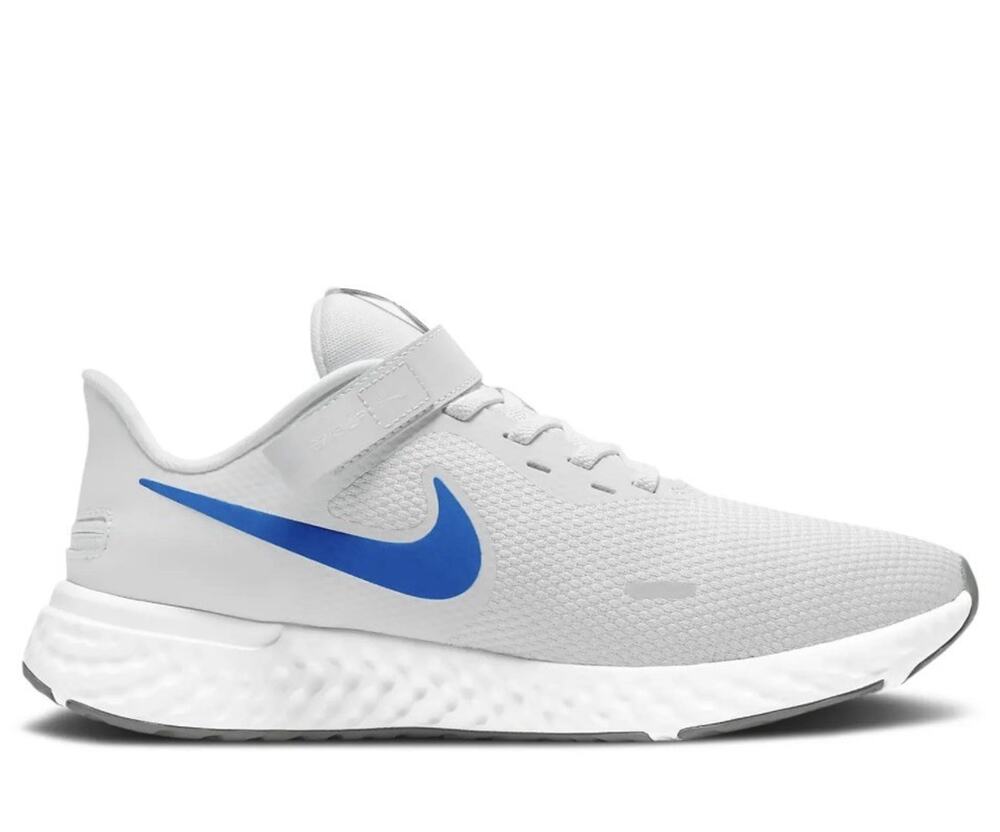 Nike Revolution 5 Flyease Mens Size 15 Photon Dust Photo Blue Zip BQ3211-015